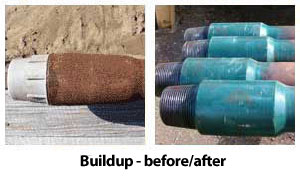 drill pipe buildup