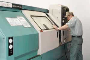 CNC lathe turning